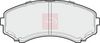 APEC Brake Pad Set, disc brake PAD1244