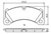 Bosch Brake Pad Set 0 986 494 757 (0986494757)