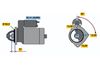 BOSCH Starter 24 V / 6,2 kW - 0986017320