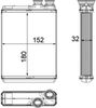 Mahle AH 190 000P Heat Exchanger, interior heating