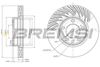 Гальмівний диск BREMSI CD7591VLS (DBB591VLS)