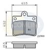 Комплект гальмівних колодок, дискове гальмо COMLINE CBP0220 (21900)