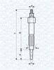 Свічка розжарювання MAGNETI MARELLI 062900093304 (UC63A, 060900490606)
