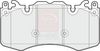 APEC Brake Pad Set, disc brake PAD1737B