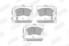 Комплект тормозных колодок, дисковый тормоз JURID 572281J (21373)