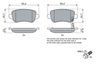 Bosch Brake Pad Set 0 986 424 646 (0986424646)