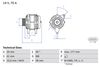 Bosch Alternator 0 986 084 030