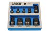 Laser Tools Low Profile Impact Hex Socket Bit Set 1/4