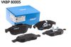 Комплект тормозных колодок, дисковый тормоз SKF VKBP 80005 (24538, 24539)