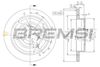Тормозной диск BREMSI CD7433V (DBB433V)
