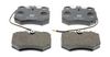 Sada brzdových destiček, kotoučová brzda FDB455