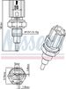 Nissens Sensor, coolant temperature 207098
