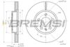 Гальмівний диск BREMSI CD8664V (DBC664V)