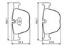 Bosch Brake Pad Set, disc brake 0 986 494 325