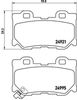 Набір гальмівних майданчиків, Brembo P 56 095 Диск -гальмо (24995, 24921, D1347 8458)