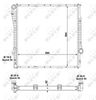 Радиатор, охлаждение двигателя NRF 55328