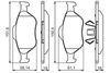 Bosch Brake Pad Set 0 986 495 220 (0986495220)