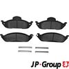 Комплект гальмівних колодок, дискове гальмо JP GROUP 1363601110 (1363601119)