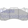 Набір гальмівних колодок, дисковий гальмо DELPHI LP2760 (24748, D1440-8576)