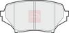 APEC Brake Pad Set, disc brake PAD1486