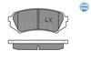 Комплект тормозных колодок, дисковый тормоз MEYLE 025 235 3917 (MBP0376, 23539)