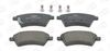 Комплект тормозных колодок, дисковый тормоз CHAMPION 573288CH