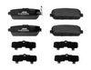 комплект спирачно феродо, дискови спирачки