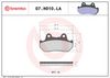 BREMBO Brake Pad Set, disc brake 07HO10LA