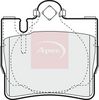 APEC Brake Pad Set, disc brake PAD1156