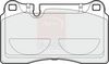 APEC Brake Pad Set, disc brake PAD1891B