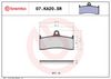 BREMBO Brake Pad Set, disc brake 07KA20SR