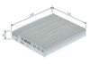 BOSCH Filter, cabin air 1 987 435 166