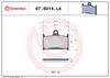 BREMBO Brake Pad Set, disc brake 07SU14LA