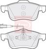 APEC Brake Pad Set, disc brake PAD2120