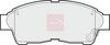 APEC Brake Pad Set, disc brake PAD792