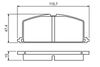 Bosch Brake Pad Set 0 986 468 701 (0986468701)