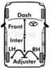 Borg & Beck brake cable - inter - BKB2435