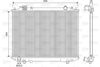 Радіатор охолодження двигуна VALEO 701615
