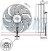 Nissens 85545 Fan, radiator