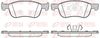 Комплект гальмівних колодок, дискове гальмо REMSA 1776.00 (22795, 22796, PCA2177600)