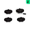 комплект спирачно феродо, дискови спирачки