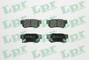 Комплект гальмівних колодок, дискове гальмо LPR 05P848 (23543, 23544, 23545, 05P848)