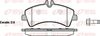 Комплект гальмівних колодок, дискове гальмо REMSA 1247.00 (PCA124700, D1318-8432)