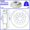 Гальмівний диск DELPHI BG5022C