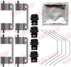 Комплектуючі, колодки дискового гальма QUICK BRAKE 109-0141