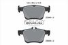 Sada brzdových destiček, kotoučová brzda T2927N