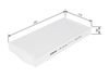 BOSCH Filter, cabin air 1 987 432 095