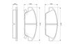 Bosch Brake Pad Set 0 986 424 289 (0986424289)