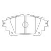 Комплект тормозных колодок, дисковый тормоз CTR GK1529