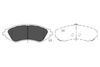 Комплект тормозных колодок, дисковый тормоз KAVO PARTS KBP-1008